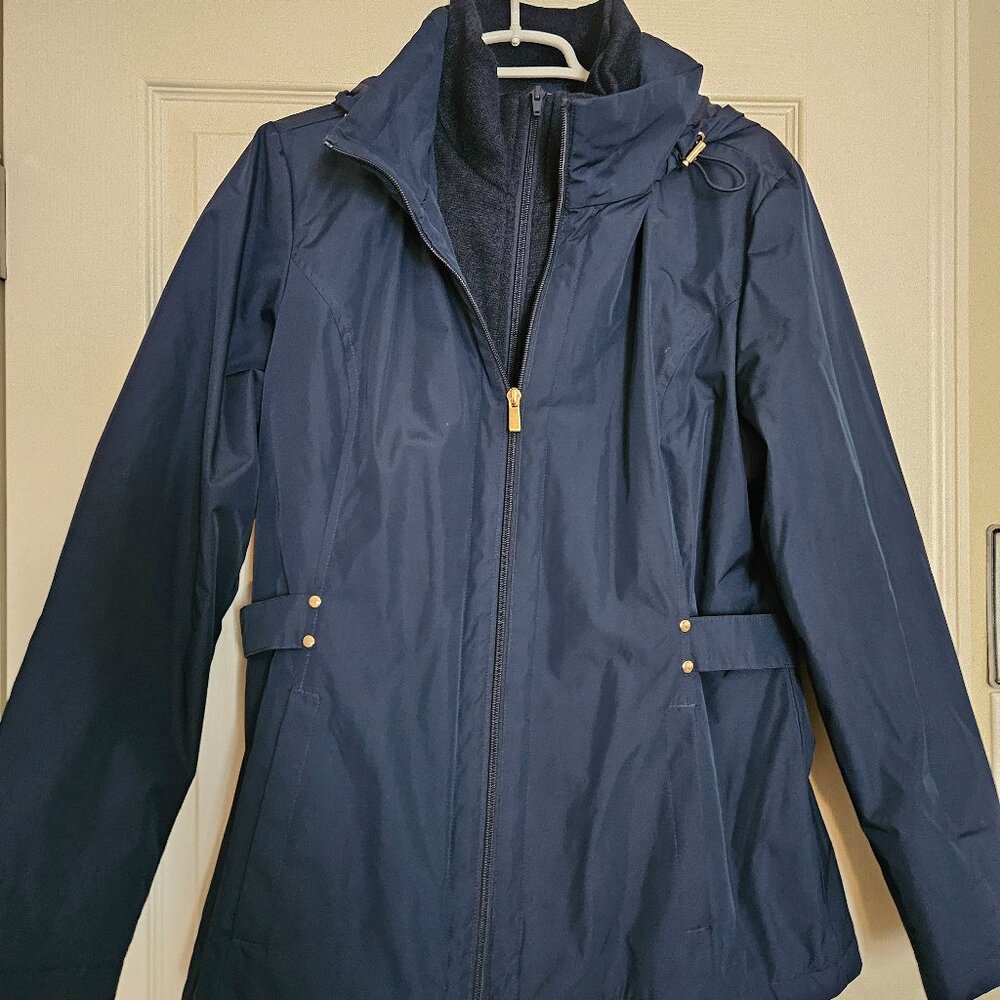 Women's Navy Blue Coat - Size Large